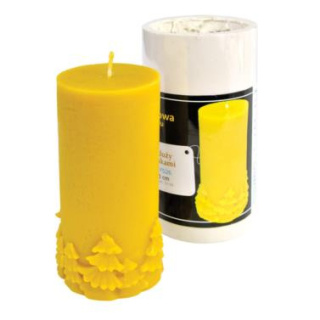 Forma silikonowa - WALEC DUŻY Z CHOINKAMI 13 cm