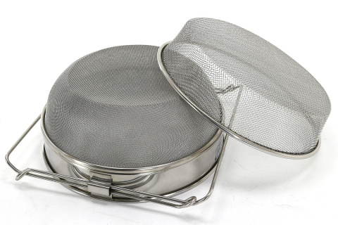 Sito podwójne nierdzewne wypukłe SILVER Sito podwójne nierdzewne wypukłe SILVER