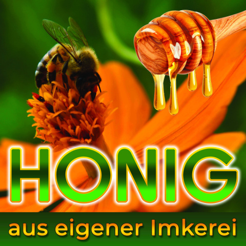Baner reklamowy niemieckojęzyczny zielono-żóty new 1x1 Baner reklamowy niemieckojęzyczny zielono-żóty new 1x1