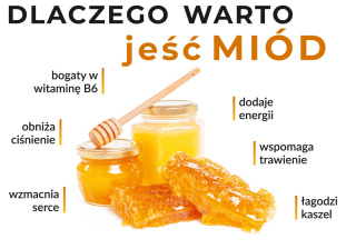 Tablica Informacyjna duża Właściwości Miodu